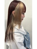 シエ バイ ケンジ 湘南台(sie by KENJE)&nbsp;ダークパープル/ナチュラルショート/夏のヘアアレンジ/湘南台