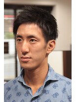 ヘアメイク グリーン アール(HAIR MAKE Green R)&nbsp;メンズベリーショートツーブロックナチュラルスタイル