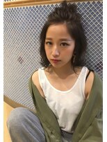 ブーム(BOOM)&nbsp;【大分】アレンジしても可愛い外ハネスタイル　前髪アップ