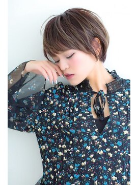 ティファ 自由が丘店(Tiffa) マーメイドアッシュ前下がり耳かけバレイヤージュとろみボブ