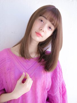 ルティア 池袋(Lutia) サラツヤストレートヘア　クリアベージュ