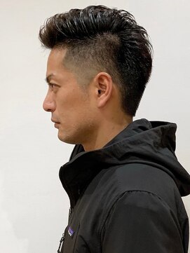 ゴエム(goem) ツーブロック　プチフェード　ビジネス　アップバング