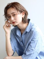 テラスコード(TERRACE CODE) くびれヘア　透明感　カーキベージュ