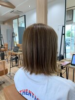 オルファ イオンタウン松ケ崎店(OLFA)&nbsp;クラゲヘアー/小顔に見せるヘア/ココアベージュ/松ヶ崎/北柏