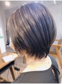 【冬カラー】くびれショートボブ