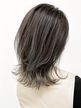ジュネス 奈良橿原(Jeunesse) レイヤーロング×グレージュ