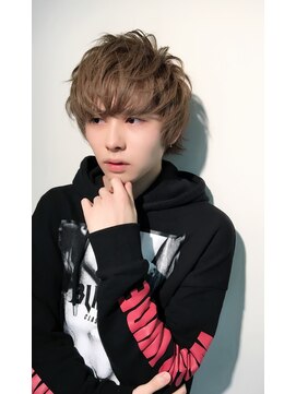 イグレックビス(igrek bis) IGREKBISツーブロック×無造作×ネープレス×マッシュショート