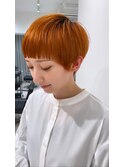 Orange color マッシュショート［三軒茶屋］