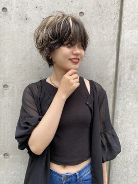 レーヴバイロンド 仙台(Reve by Lond) 大人かわいいショートパーマ　美髪　ネビージュ