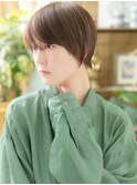 斜めバンググレージュカラーボブショートc5戸田公園20代30代40代