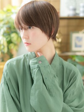 カバーヘア ブリス 戸田公園西口店(COVER HAIR bliss) 斜めバンググレージュカラーボブショートc5戸田公園20代30代40代