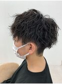 メンズツイストスパイラルパーマ