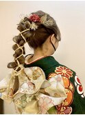 成人式編みヘア