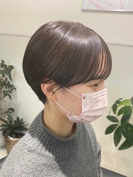 ヴェイン 渋谷(vain) チョコレートブラウン×前下がりショート