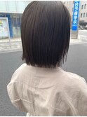 20代30代40代ストレートボブリップラインラベンダーベージュ