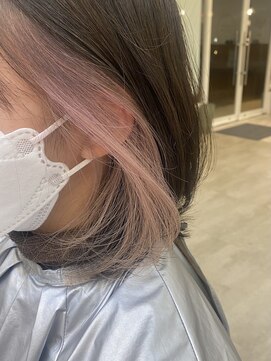 オル('olu) ペールピンクイヤリング