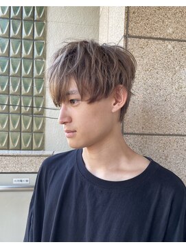 ゴーズゴー 吉祥寺(e)店(go s go) ミルクティーベージュ/メンズカット/メンズパーマ/波巻きパーマ