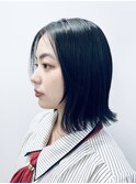 【松戸 藤原】前髪なし外ハネ黒髪大人かわいい
