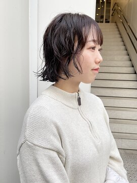 カフ(CAF) 【CAF 照下 ミニボブパーマ】