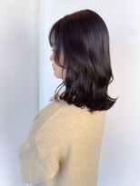 ヘアメイク ミチ 富田店(HAIRMAKE MICHI) 【MICHI 富田店　古作蓮】艶感　外ハネ　ブラウンカラー