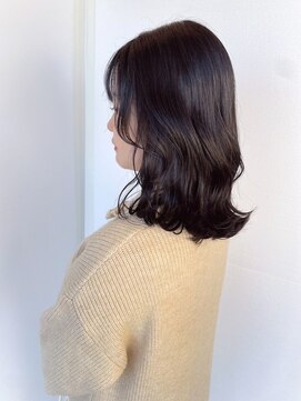 ヘアメイク ミチ 富田店(HAIRMAKE MICHI) 【MICHI 富田店 古作蓮】艶感 外ハネ ブラウンカラー