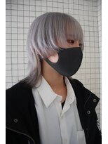 ディーン 名駅店(DEAN)&nbsp;イエローカラー　裾カラー　ブリーチカラー