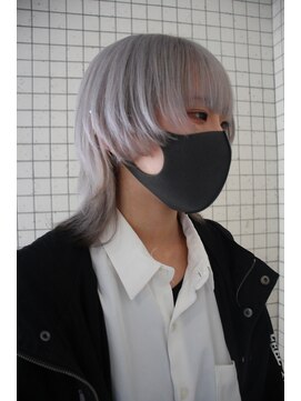 ディーン 名駅店(DEAN) イエローカラー　裾カラー　ブリーチカラー