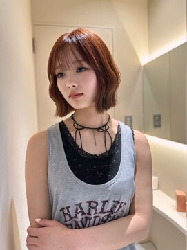 ロンドメリア 天神大名店(Lond Melia) 小顔に見せるヘア/ワンレン/ボブウルフ/ネビージュ/黒髪カタログ