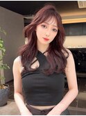 ブリーチ 学割 オリーブベージュ レイヤーカット リタッチ43