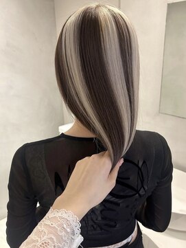 ペレ 梅田(PELE) 黒髪/ボブルフ/ネビージュ/小顔/ワンレン/梅田/髪質改善/前髪