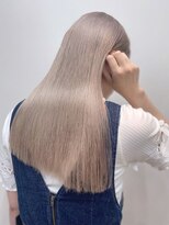 ハウ 心斎橋(how)&nbsp;透明感抜群♪ダブルカラーブリーチミルクティーベージュ