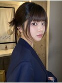 【あきら】ヘアセット顔周りカットヘアアレンジ卒業式結婚式