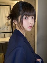 【あきら】ヘアセット顔周りカットヘアアレンジ卒業式結婚式