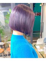 シェーン 仙台駅広瀬通店(schon)&nbsp;ボブで大人っぽく～鮮やかなパープル！