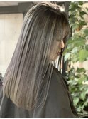 白髪ぼかしハイライト、グレージュハイライト