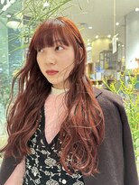 エアー 横浜(AIR)&nbsp;【寺本】暖色カラー/ぱっつん前髪