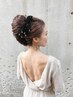 【ステージ用 / 電話予約】ヘアセット＋フルメイク ￥16000