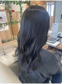 20代30代アッシュグレージュ透明感伸ばしかけ抜け感