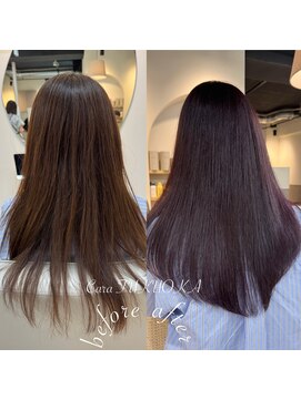 カラ フクオカ(Cara FUKUOKA) 《★髪質改善うる艶ストレート＋カット★》【福岡縮毛矯正】