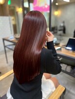 セントラル 三宮店(central)&nbsp;大人ピンクベージュ/ダブルカラー/ケアブリーチ/髪質改善/韓国