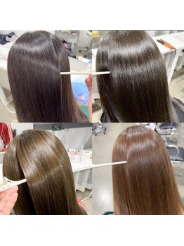 エダメ(EDAME)の写真/髪質やダメージに合わせて、薬剤を選定！髪質改善でダメージレスに理想のストレートヘアを実現します♪