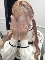 リルミー(Lilme) リボン付き!編み込みツインテ♪_ユウ