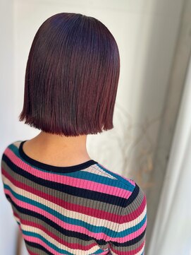 アスティブランシュ(Asti blanche) ブリーチなしダブルカラーで作るこっくりレッドカラー/小林