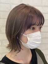 ビスカーム 浦和店(Vis calm)&nbsp;【髪質改善】ブリーチ毛でも艶めく＊透明感ベージュ×大人ボブ
