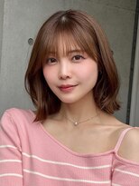 ABBEY 福岡天神 【8月8日NEW OPEN(予定)】&nbsp;ミディアムヘアレイヤーカット前髪カット髪質改善トリートメント