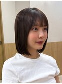 小顔あご下２センチボブ／ボブ／髪質改善