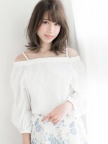 ra's 南行徳 髪質改善トリートメント&カラー 南行徳北口【10月1日オープン(予定)】 ふわバングな美フォルム☆ひし形っぽミディ