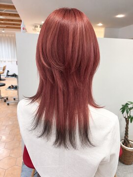 アズールサン 草加西口店(azule-sun) ダブルカラー,チェリーピンク,ウルフ,デザインカラー【草加】