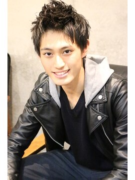 ヘアサロンエム 大宮東口(HAIR SALON M) さわやか系アップバングショート