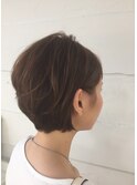 ソフト前下がりショートボブ